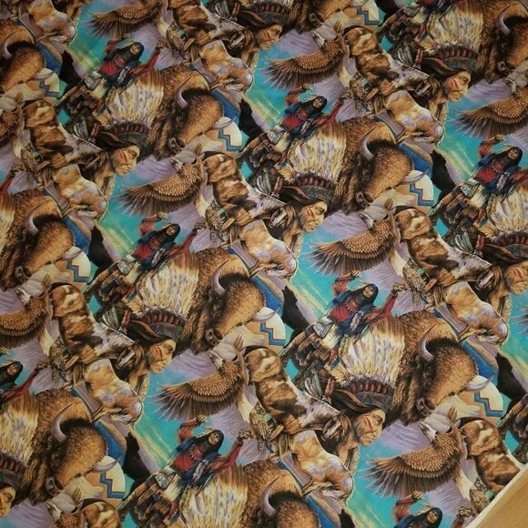 native of  America fabric 45x90 new - Picture 8 of 11